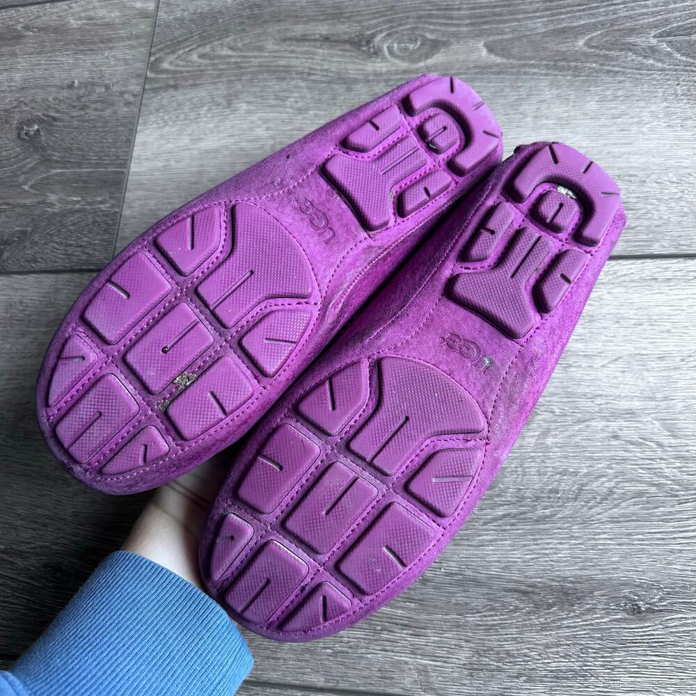 UGG Pink Leather Slippers - Women's Size 8.5 - Cozy! - Picture 2 of 7